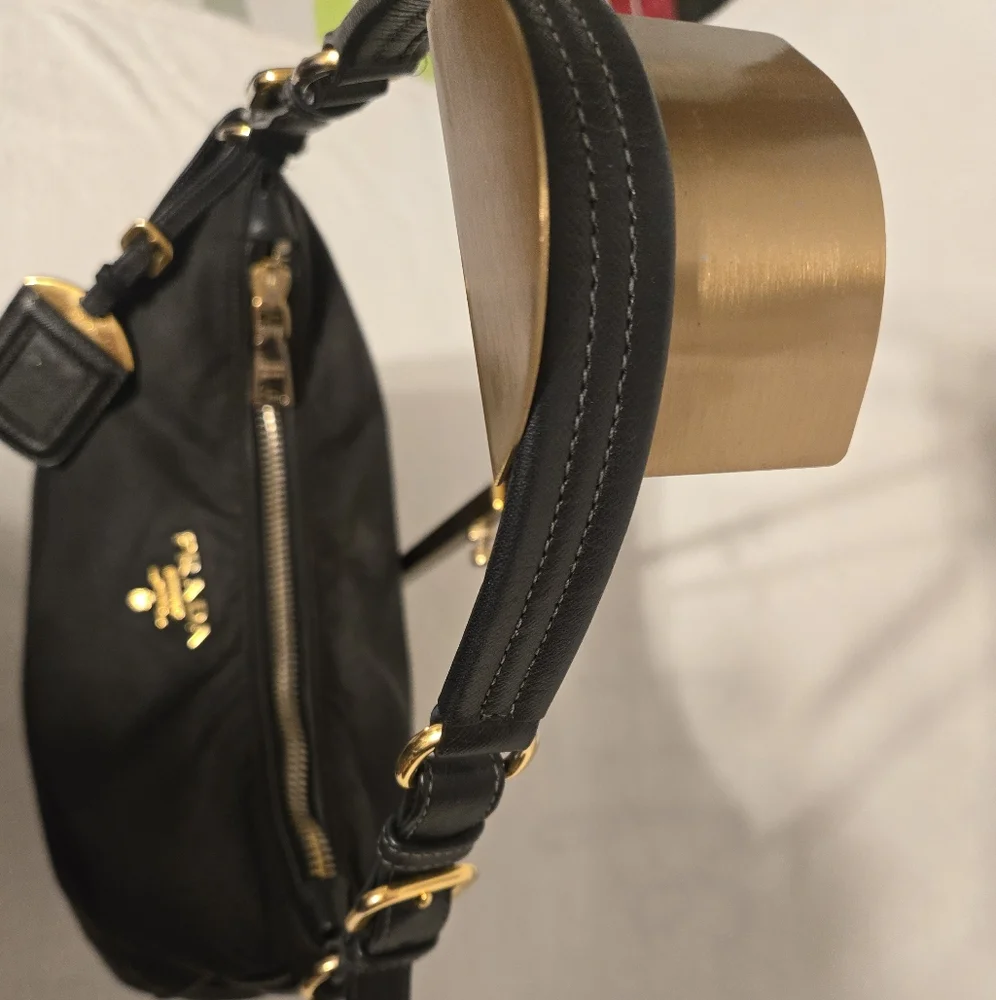 Prada Tessuto Nylon Black Shoulder Bag - Picture 5 of 11